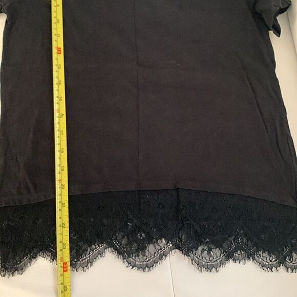 C. Crew Black Short Sleeve Tee Shirt Size S - Picture 5 of 9